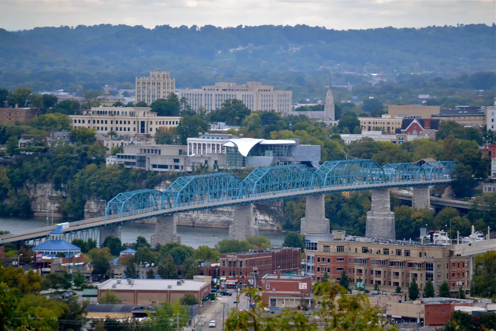 Chattanooga skyline viewed from Stringer’s Ridge